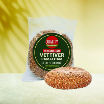 VETTIVER BATH SCRUBER / RANACHAM CHAKIRI